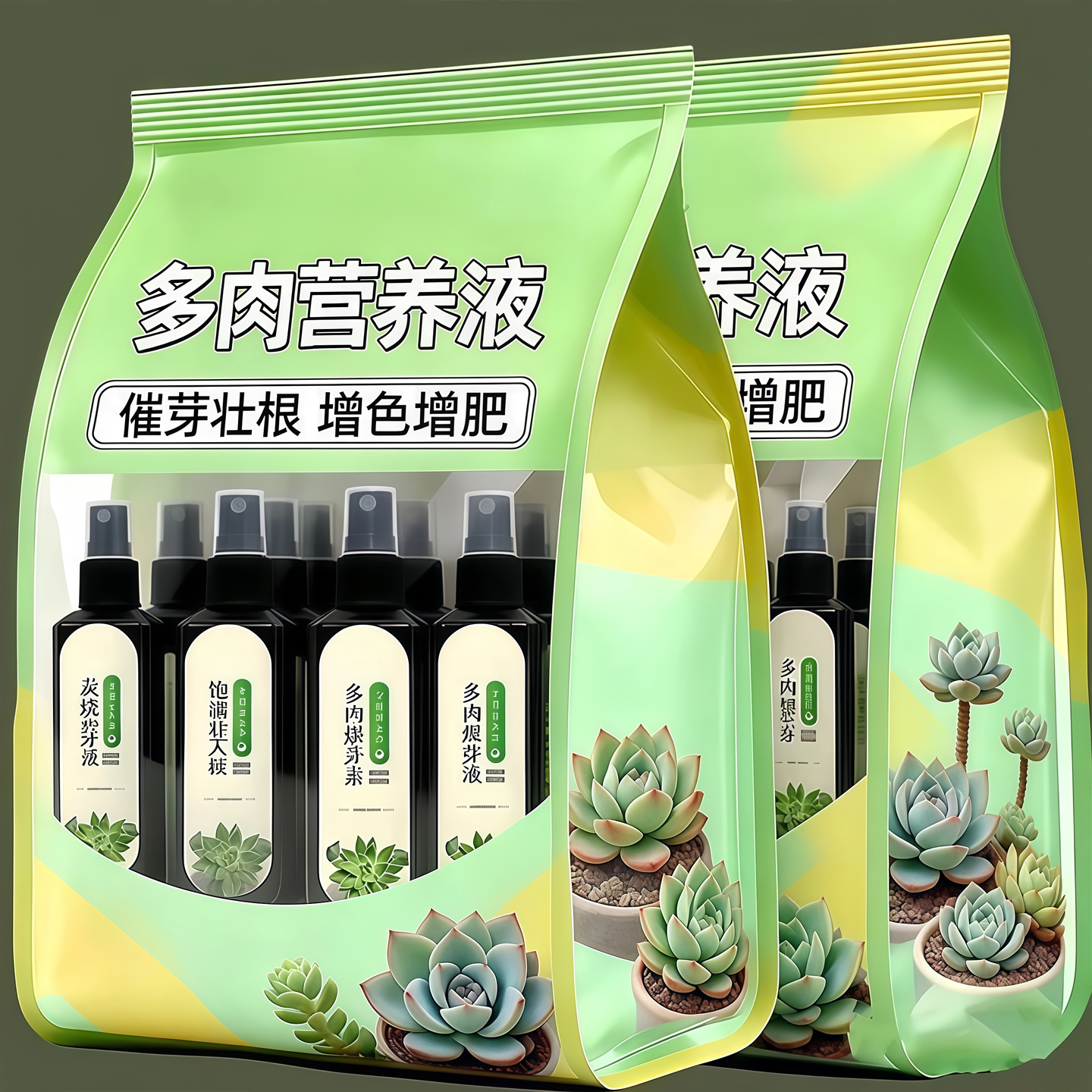 多肉营养液促叶片肥厚上色防徒长