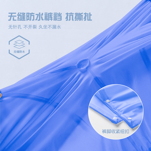 外卖专用雨衣男夏季 透明骑行雨衣雨裤 防暴雨女男士 全身分体式 套装