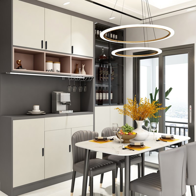 免打孔衣柜抽屉酒橱柜冰箱柜淋浴房滑动移门自粘式极简窄框拉手