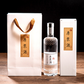 中式 白酒玻璃酒瓶密封带盖家用白酒瓶空瓶礼品定制奢华节日礼盒