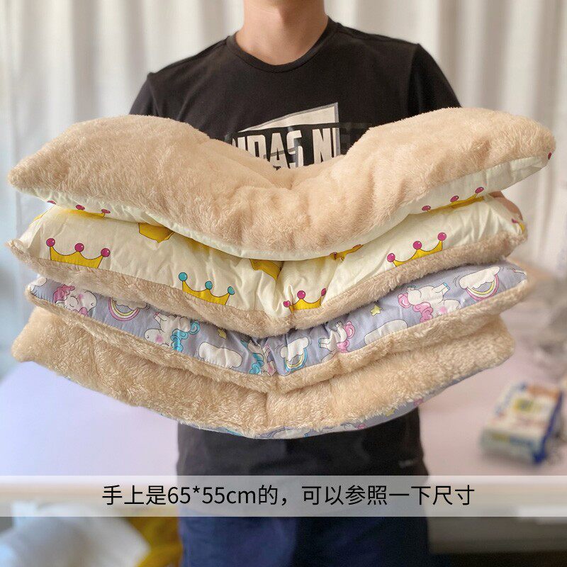 2021秋冬保暖狗垫子加厚绑带款宠物狗狗猫咪冬天毛毯狗窝笼子睡垫