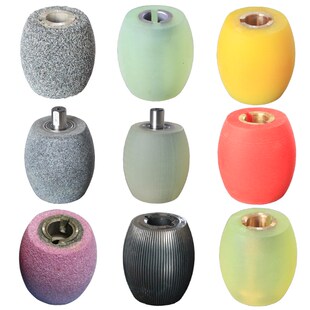 8012削皮机铲薄红胶铜铁芯心防滑送料轮砂鸭蛋鹅橡胶直纹钢滚轮PU