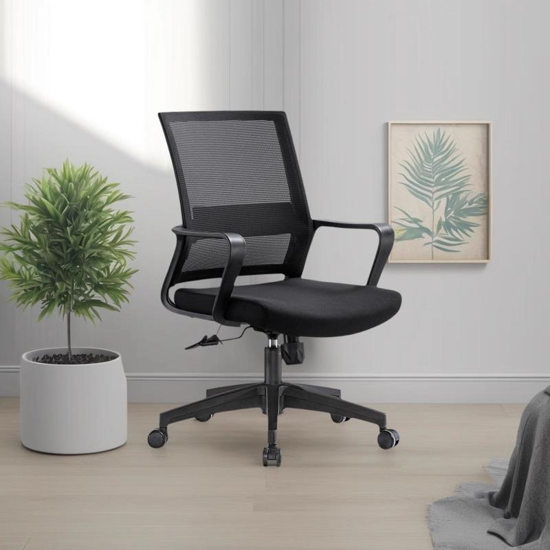 职员办公椅久坐舒适电脑椅员工椅子办公室桌椅升降网椅工字会议椅