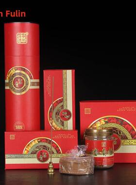 万福林富贵檀香竹签香佛香财神香观音香家居室内卷香檀香条