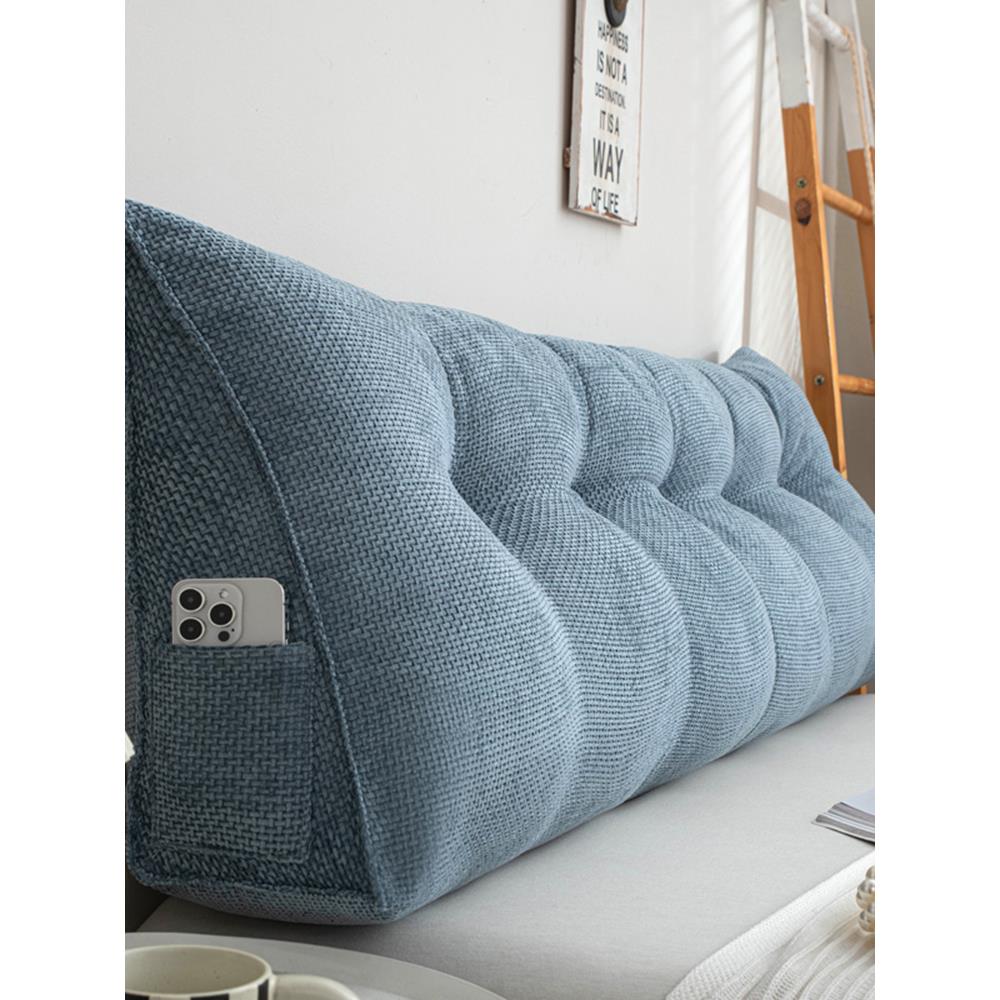 新款可拆洗床头靠垫大靠背软包防撞床上护腰垫沙发榻榻米三角靠枕