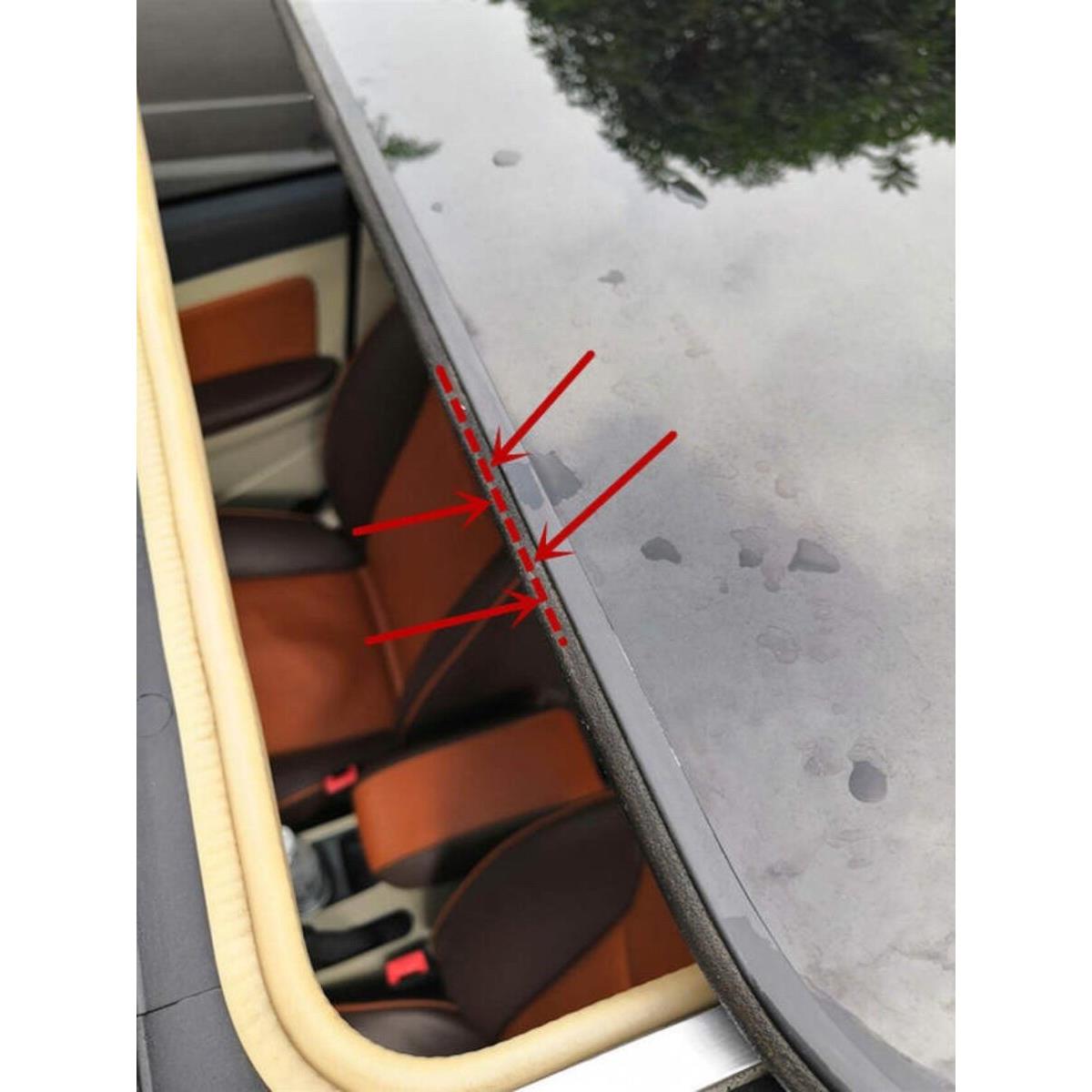 适用于奇瑞瑞虎3 5 7 8 E3 E5艾瑞佐凯逸Gx星途天窗密封圈