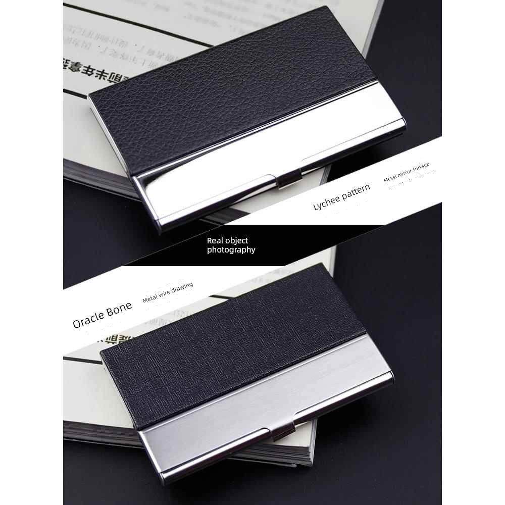名片夹男士商务高端便携式金属收纳盒定制简约女士名片盒随身盒子,文具电教/文化用品/商务用品,名片盒,淘宝优惠券,粉丝福利购,淘宝优惠卷