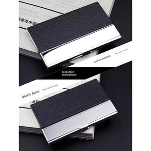 名片夹男士商务高端便携式金属收纳盒定制简约女士名片盒随身盒子