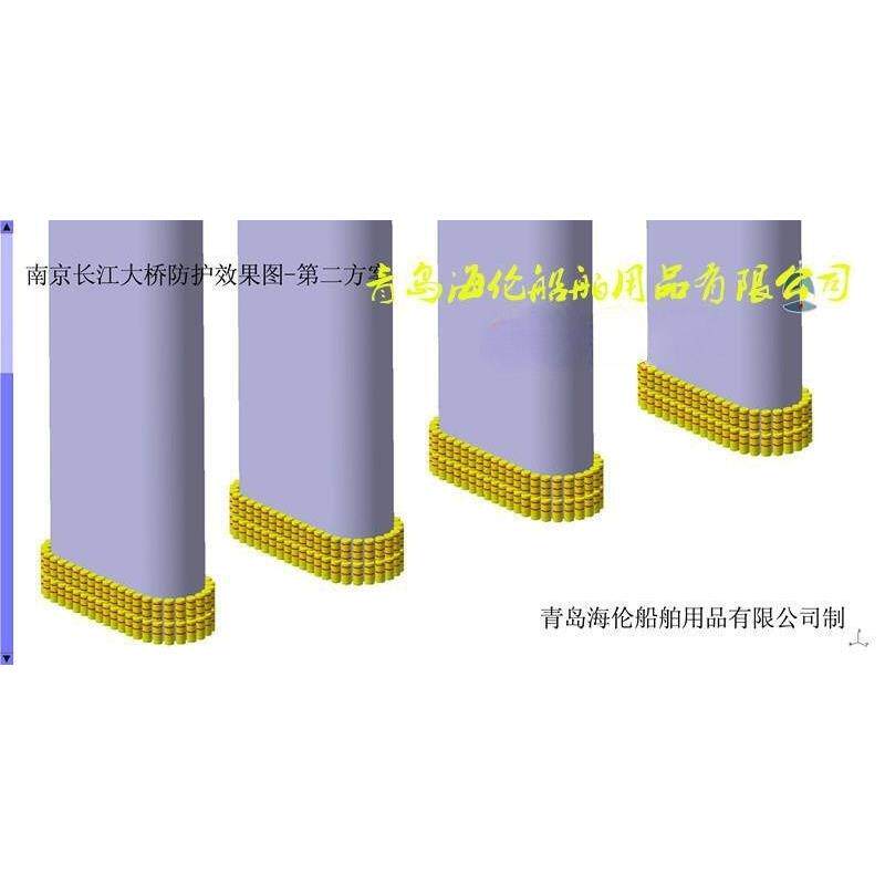 码头防护靠垫聚乙烯发泡填充桥墩靠垫防撞设施山东否是橡胶护