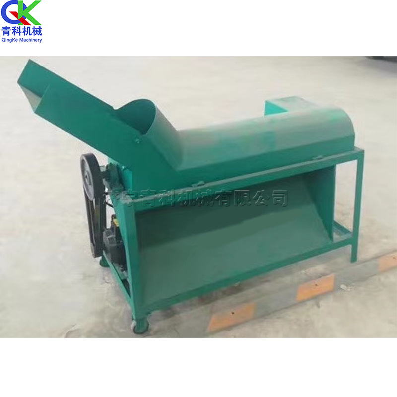 小型菌包粉碎分离机 农用食用菌脱袋机 香菇废菌包菌棒粉碎机