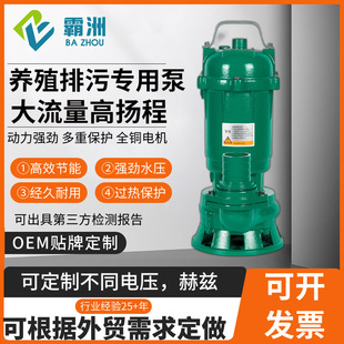 WQAS小型切割泵铸铁丝口排污泵家用无堵塞大流量污水泵抽粪泵直销