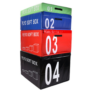 器材 儿童成人软体跳箱少儿体适能软式 四合一软式 跳箱跳跃组合式