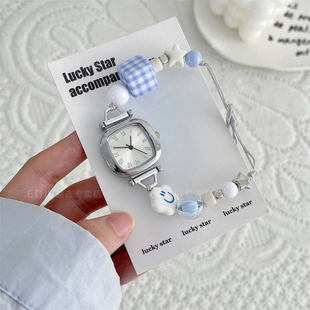 小方糖手表女款学生初高中儿童女孩ins风小众只看时间2026正流行