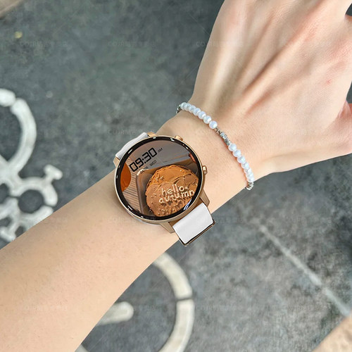 高颜值智能手表女运动测心率手环