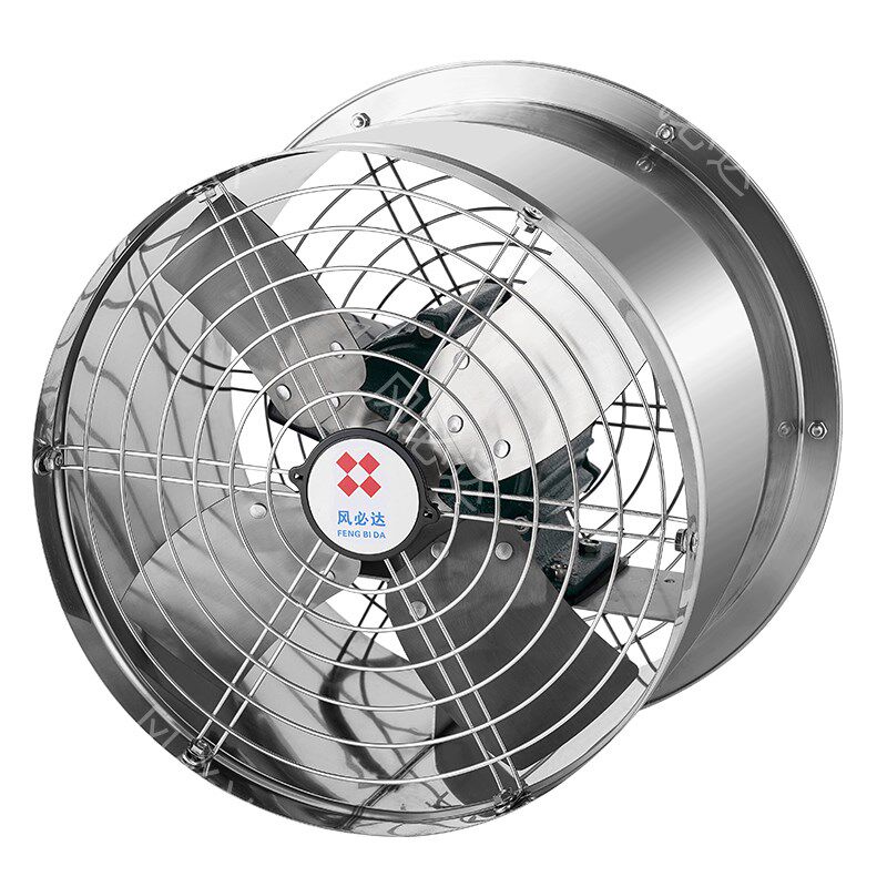 不锈钢排气扇大风量换气扇工业轴流排风扇家用厨房抽油烟静音强力