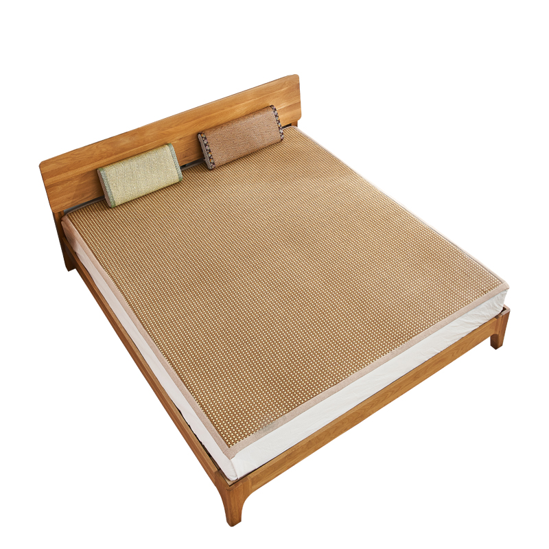 双面夏季凉席床垫卧室床边毯冬夏两用加厚榻榻米垫打地铺藤席地毯