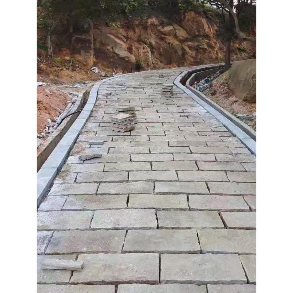 老石板铺路石彷古石条子做旧青石庭院踏步石台阶老石条天然旧石板