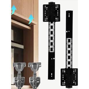 回旋门五金隐藏衣柜蝴蝶门轨道折叠橱柜口袋门伸缩滑导轨全套配件