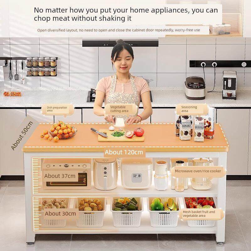 厨房架多功能落地切菜台工作台多层微波锅储物架窄边柜,厨房/烹饪用具,厨房置物架/置物柜/角架,淘宝优惠券,粉丝福利购,淘宝优惠卷