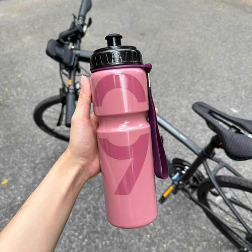 粉色骑行水壶运动水杯大容量挤压公路自行车专用户外骑行装备可携