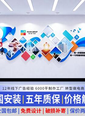 优秀员工照片展示墙制作公司企业办公室会议室团队风采墙设计定制