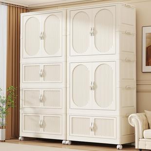 宝宝免安装衣柜折叠简易儿童衣物收纳柜婴儿小衣橱塑料家用收纳柜