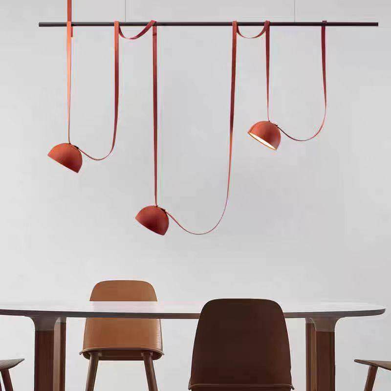 饭厅吊灯创意书房吧台餐桌茶室灯具设计师极简艺术展厅装饰皮带灯,家装灯饰光源,餐厅吊灯,淘宝优惠券,粉丝福利购,淘宝优惠卷