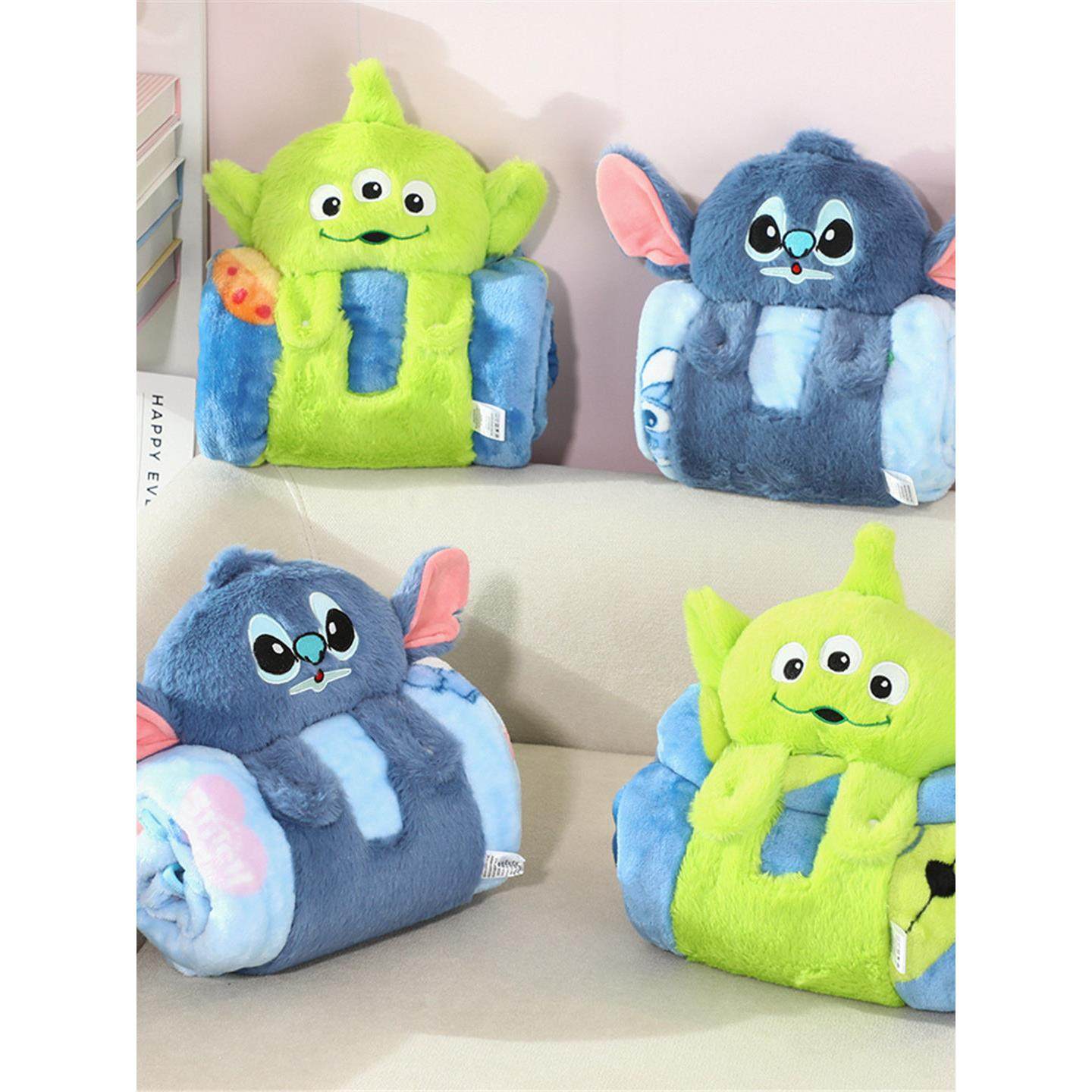 可爱卡通便携抱枕被子二合一办公室午睡毯学生宿舍沙发靠垫车载女,居家布艺,抱枕被,淘宝优惠券,粉丝福利购,淘宝优惠卷