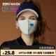 BBN超级口罩北极熊防晒高颜值立体女款 防尘紫外线可水洗面罩