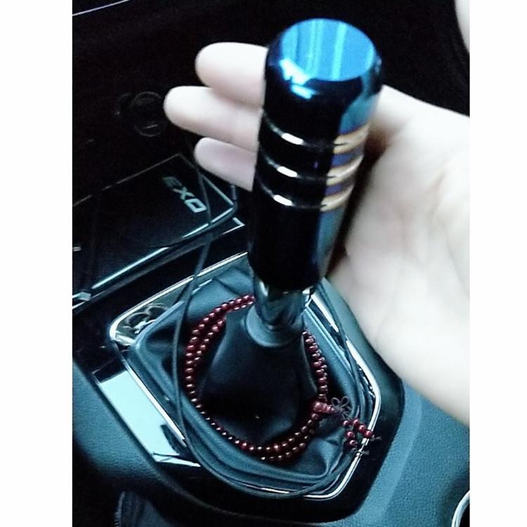 汽车改装手动自动换挡头彩绘换挡头加长变速杆波杆换挡头金属换挡