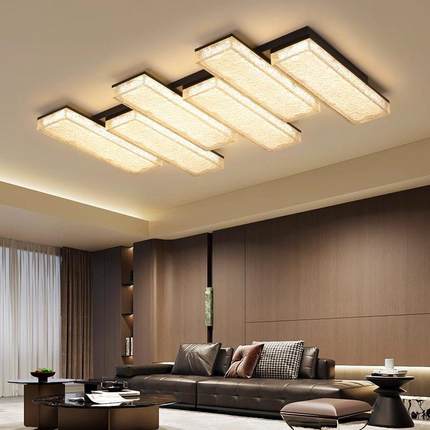 树脂客厅吸顶灯意式极简2025新款超亮led大气个性护眼大厅主灯