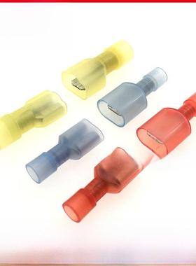 台湾Kst弹簧端子Fdfn1-250 Mdfn5 Fdfn2全插入6.3尼龙公母对接