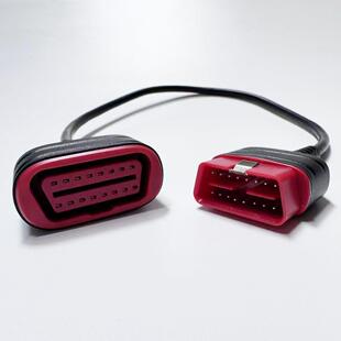星卡OBD16针延长线星卡汽车检测仪OBD接头延长线元征16针延长头