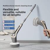 新型无线电动清洁刷手持多功能长柄可伸缩清洁厨房浴室清洁刷