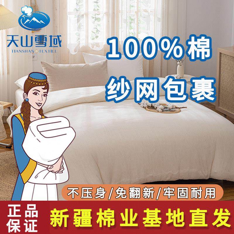 天山雪域新疆棉被棉胎被子 棉絮棉花春秋被芯垫被床垫 全棉垫絮,床上用品,棉花被,淘宝优惠券,粉丝福利购,淘宝优惠卷