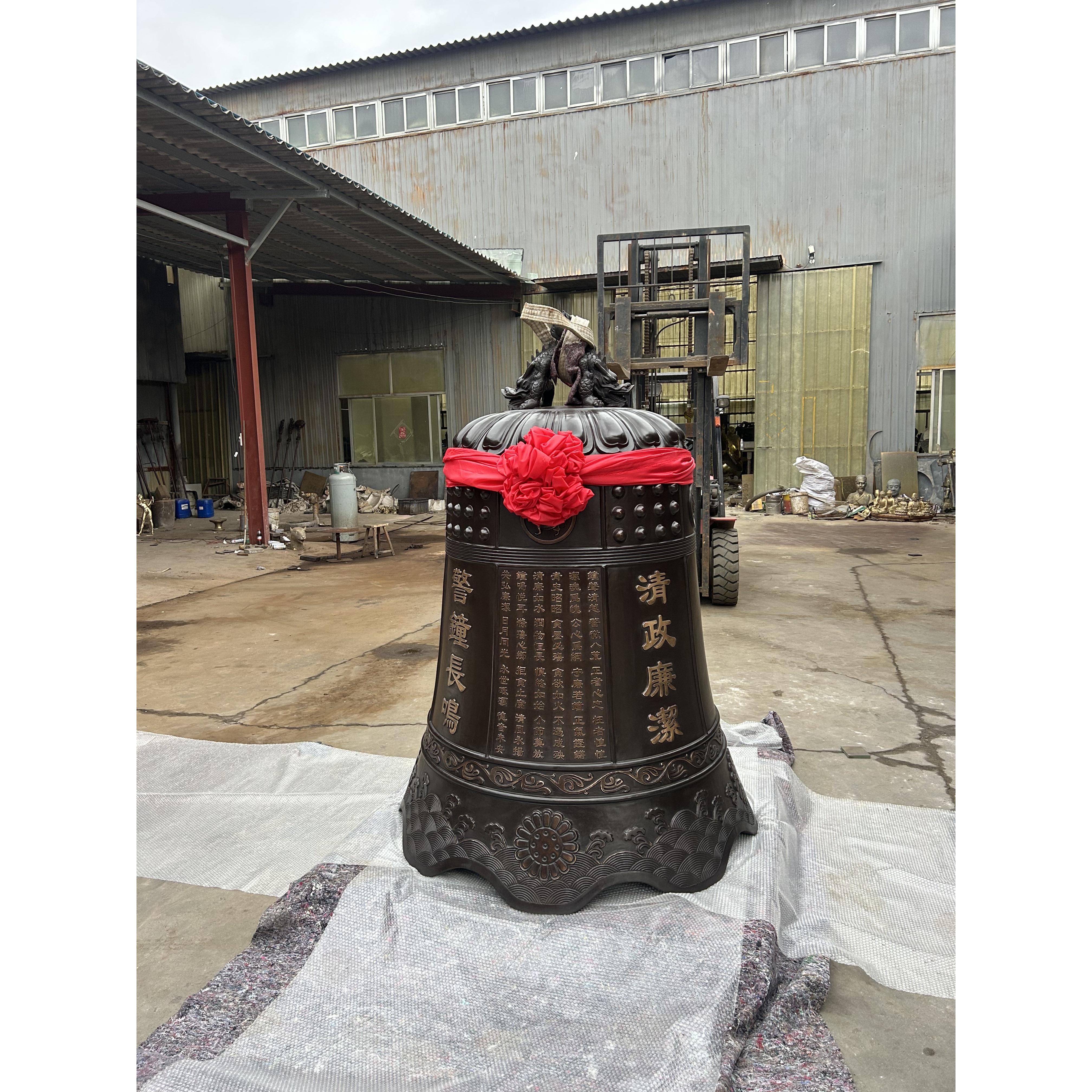 黄铜香炉铜钟铸铁烧纸炉蜡烛台大型室外精品复古寺庙