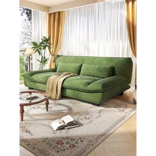 2025新型沙发床折叠两用一体式小公寓客厅双层织物现代简单帆船沙