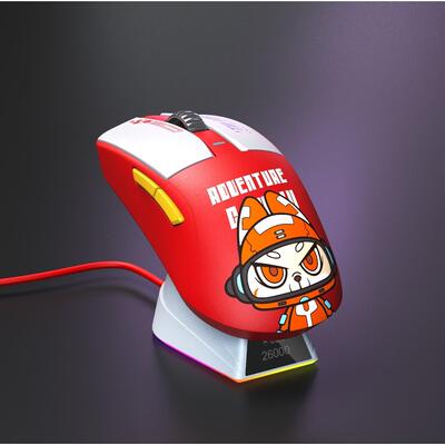 达尔优CM610V2Max双模轻量化电竞游戏滑鼠有线 线无线 线可选cf吃