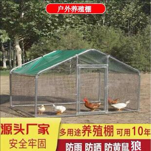 鸡棚鸡笼户外养鸡特大号家禽养殖防雨孔雀搭建鸽笼大型家用鸡舍