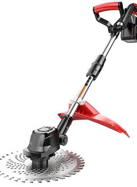 无刷电动割草机手持锂电充电式锄草大功率小型家用新型农业工具