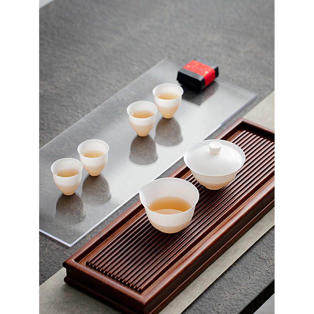 墨修缘德化白瓷陈清宜大师羊脂玉薄胎陶瓷功夫茶具套组高档礼品