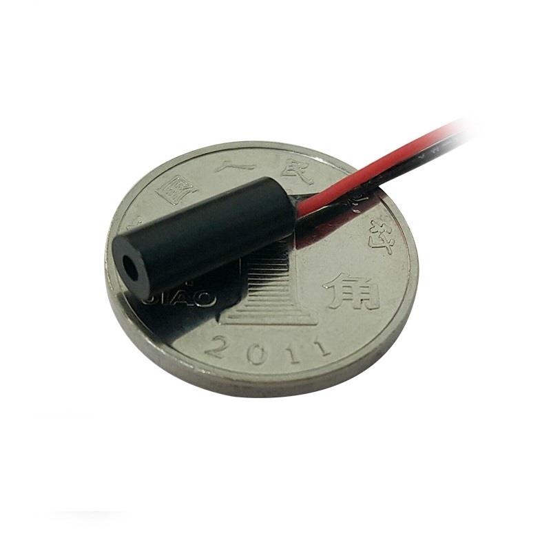 4mm小尺寸650nm红色光点状激光器模组内置APC发射管镭射灯头1-5mw