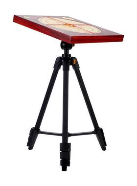 吉瑞堂8寸红花梨木方形激光罗盘风水堪舆定向专业高精度三合盘面