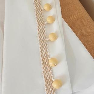窗帘花边配件珠子原木色木头日系吊坠吊穗窗幔立边辅料拼接M 620