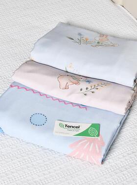 外贸出口tencel兰精天丝单人被套儿童裸睡学生宿舍被罩160*210cm