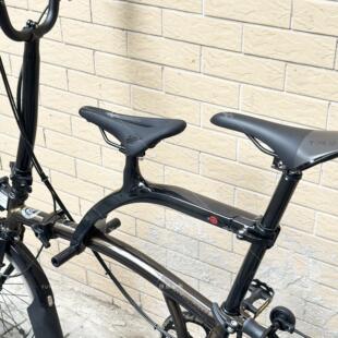 扶摇小布折叠自行车配件 儿童座椅前置可携式 安全椅碳纤维儿童坐