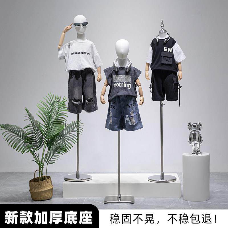 童装店儿童模特道具半身服装店橱窗全身人台小孩展示架男女假人偶