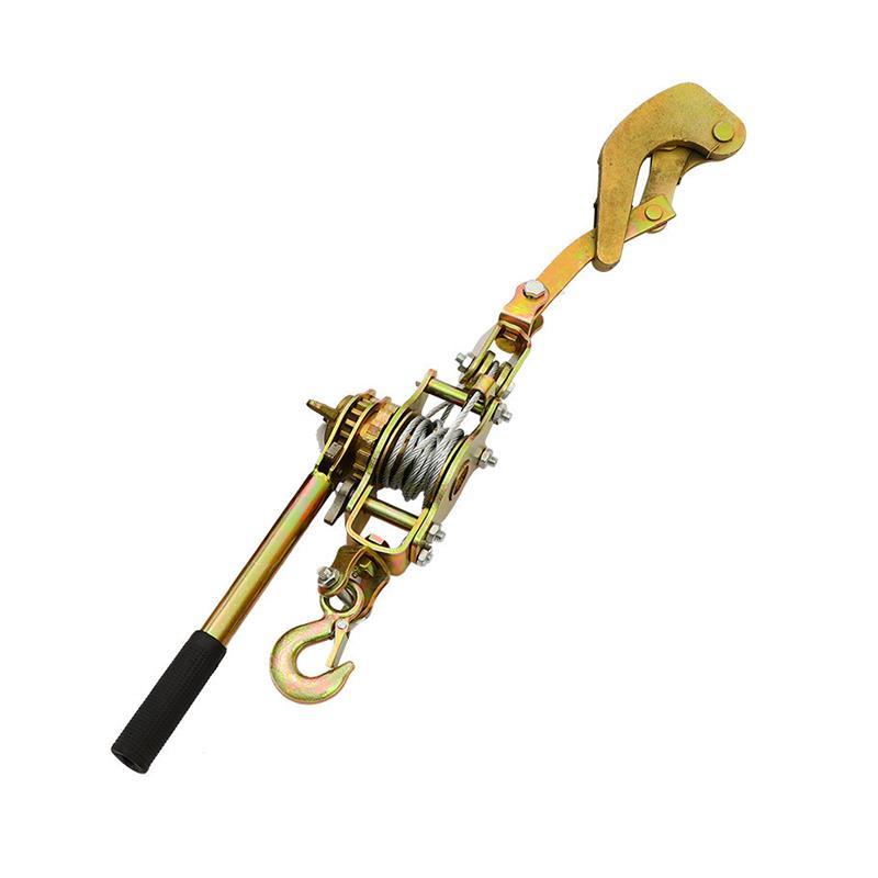 双钩紧线器双棘轮式收紧器钢丝绳拉紧器牵引器多功能紧线器1T 2吨