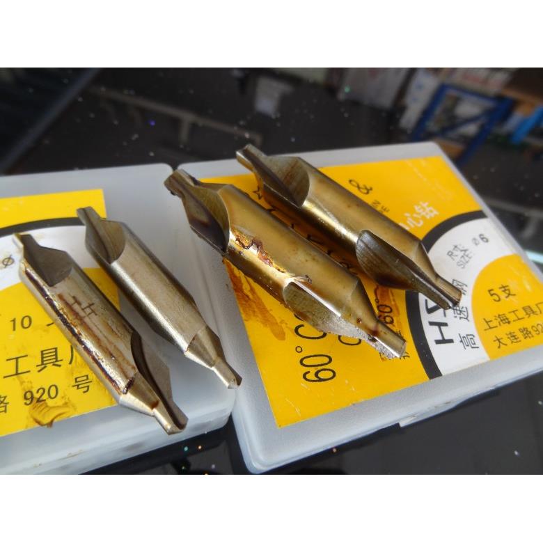 上工A型中心钻 B型带护锥中心钻 1 1.5 2 2.5 3 4 5 6 8 10