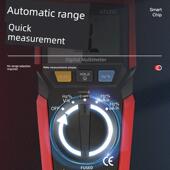 德国优选进口优德U120A 120C万用表数字小 120B UT125C UT123D